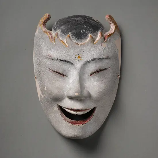 Javanese wooden mask,